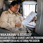 Surat Siswa MI untuk Prabowo Bikin Haru, Ucapan Terima Kasih Program MBG Jadi Sorotan